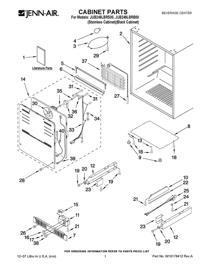 Diagram for JUB248LBRS00