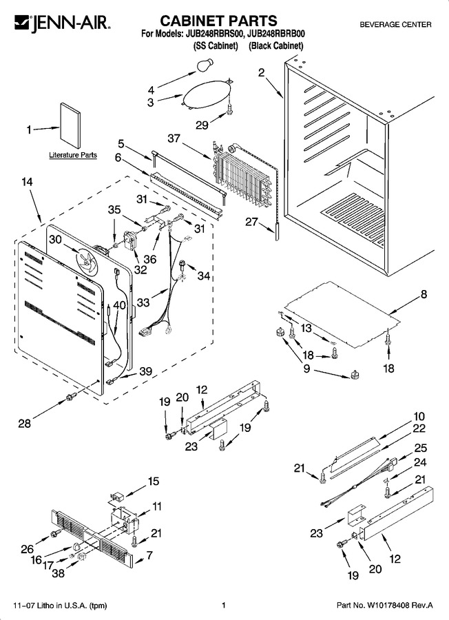 Diagram for JUB248RBRS00