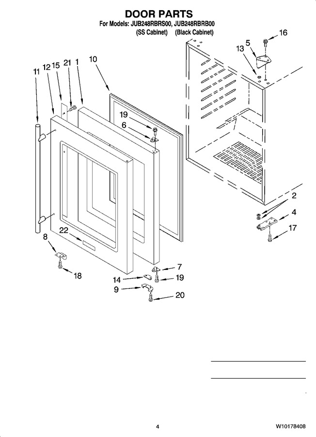 Diagram for JUB248RBRS00