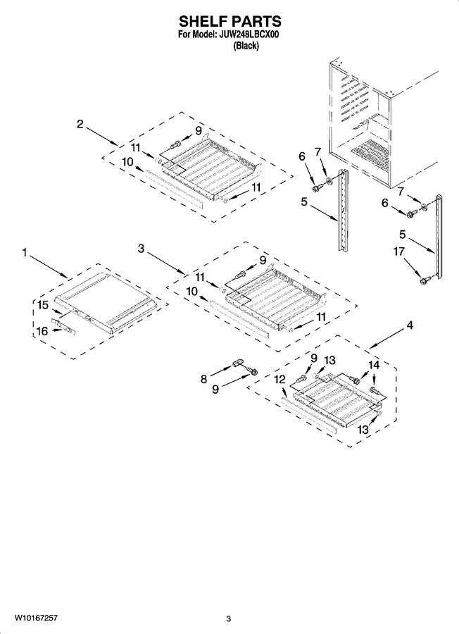 Diagram for JUW248LBCX00