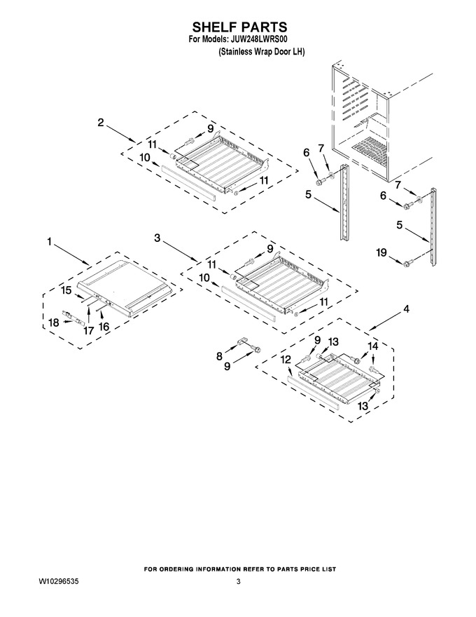 Diagram for JUW248LWRS00