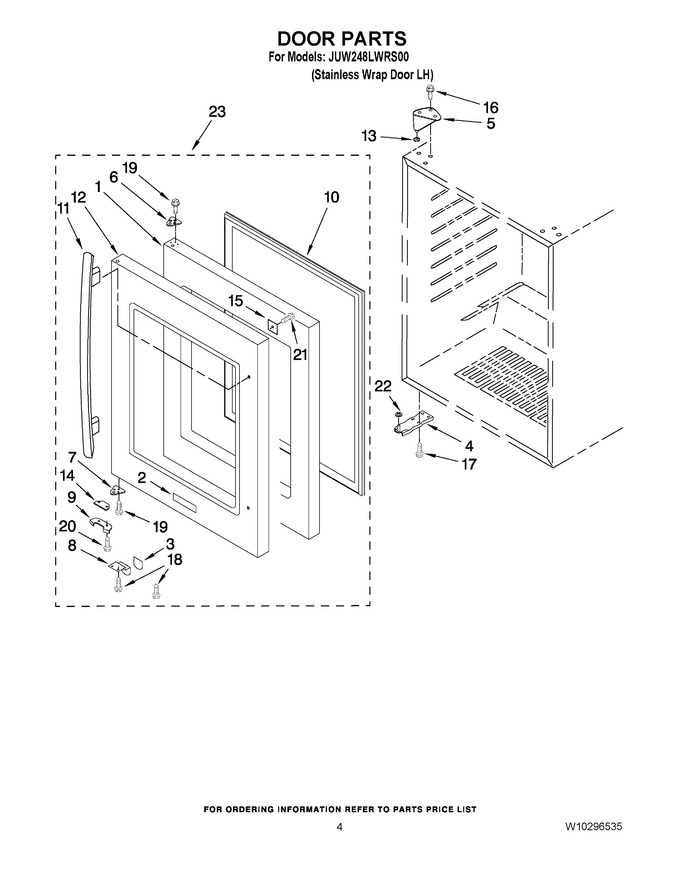 Diagram for JUW248LWRS00