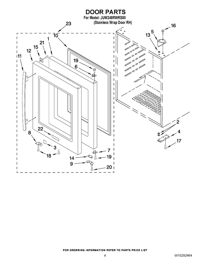 Diagram for JUW248RWRS00