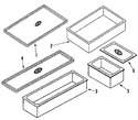 Diagram for 01 - Drawer Pans/accessory Only