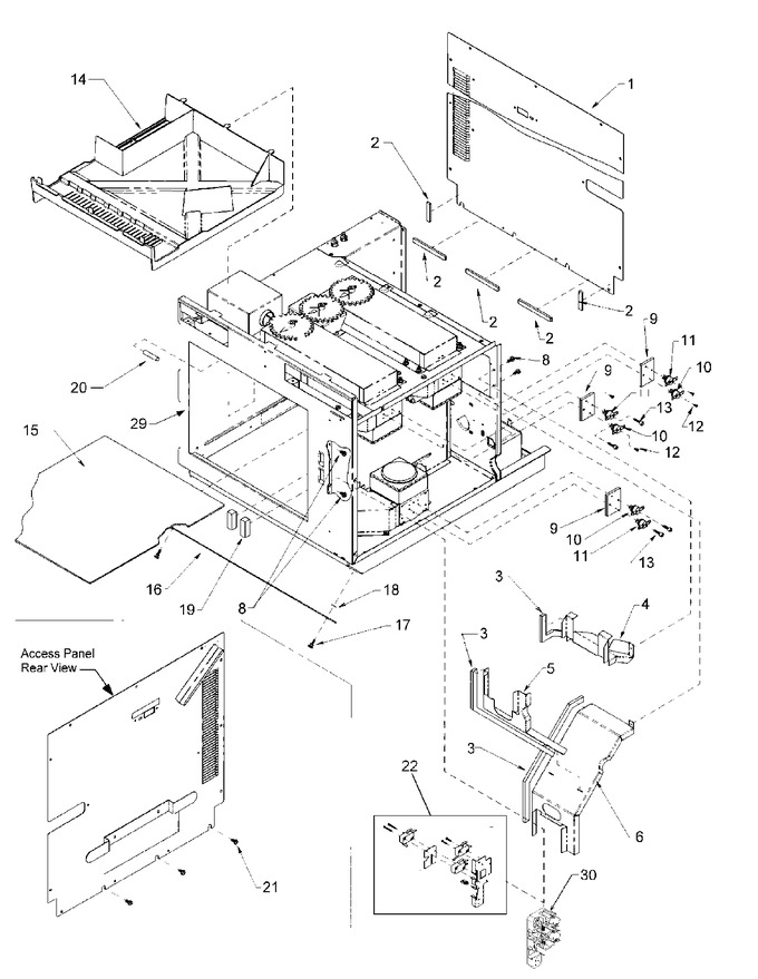 Diagram for KFC1 (BOM P1198622M)
