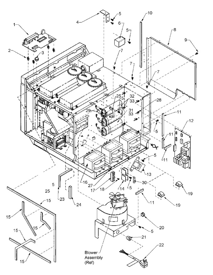 Diagram for KFC1 (BOM P1198622M)