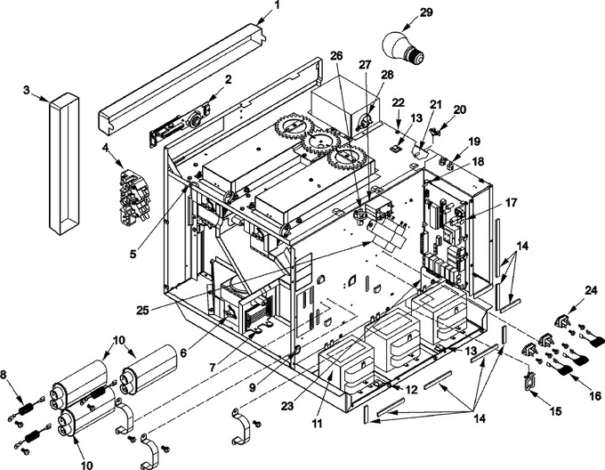 Diagram for WDYRC22 (BOM: P1331407M)