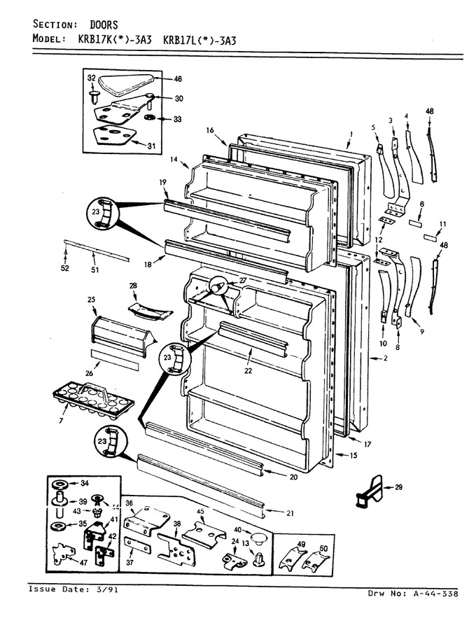 Diagram for KRB17LA3A3 (BOM: BF30A)