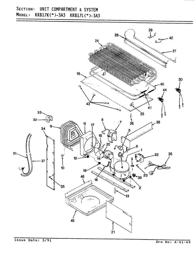Diagram for KRB17KA3A3 (BOM: AF30A)