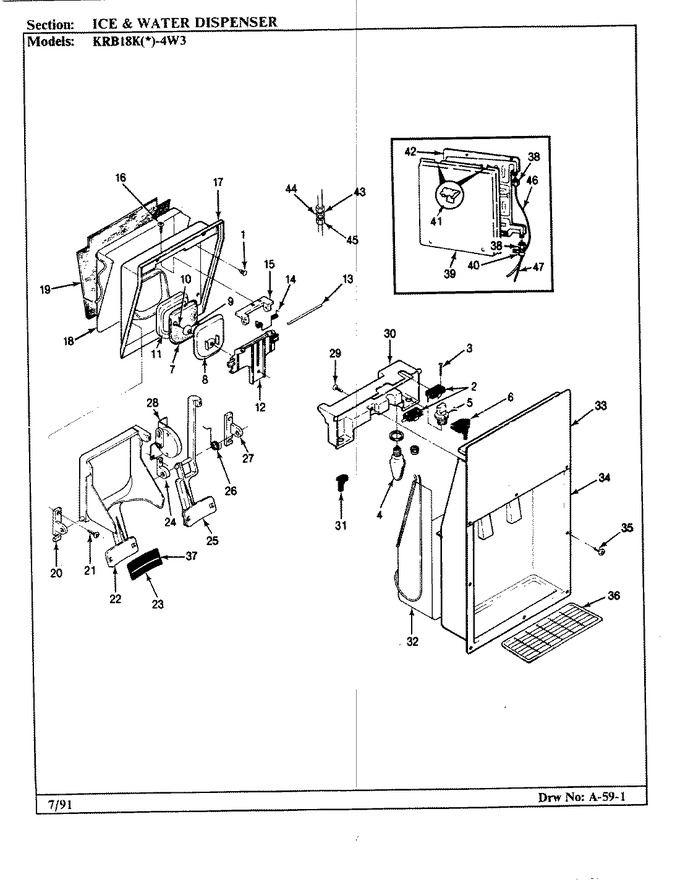 Diagram for KRB18KA4W3 (BOM: BF41A)
