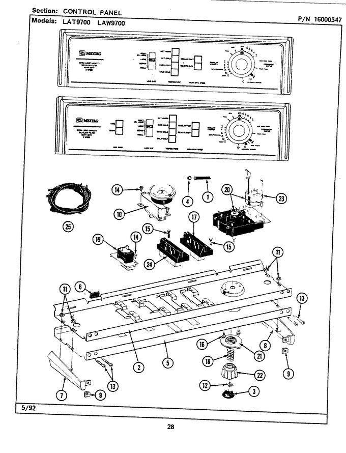 Diagram for LAT9700ABW