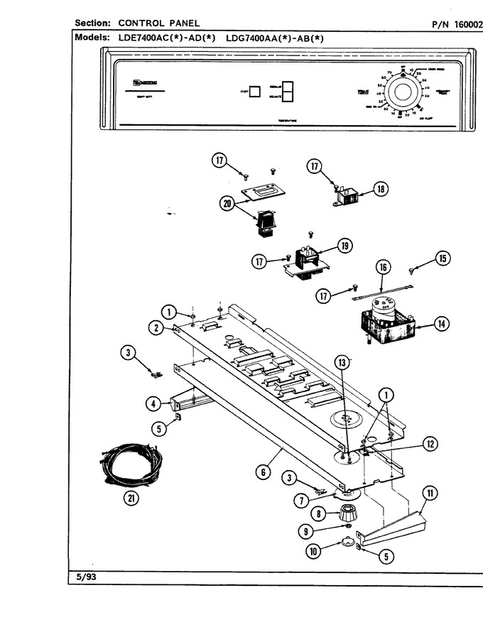 Diagram for LDE7400ACM