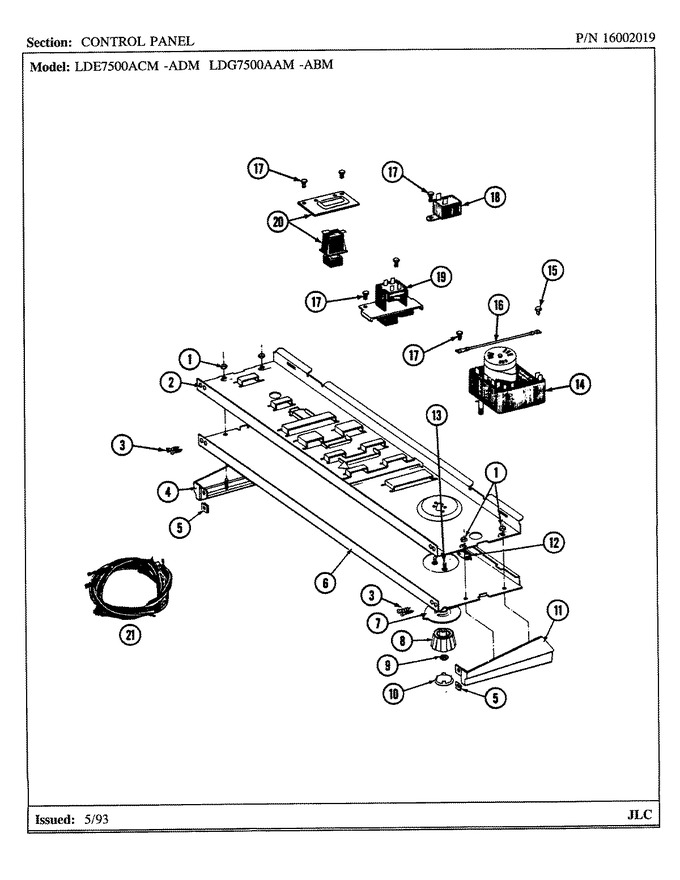 Diagram for LDE7500ADE
