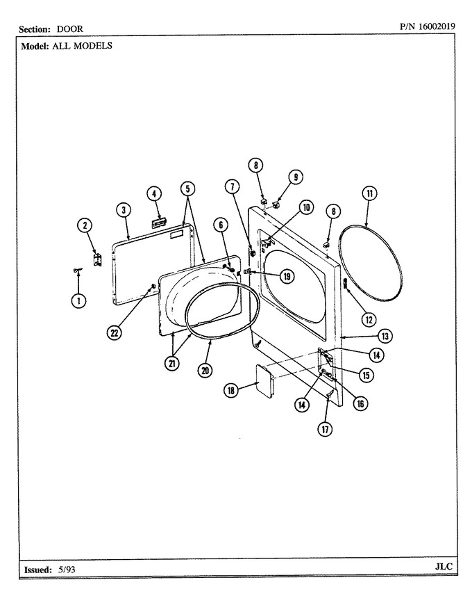 Diagram for LDG7500ABL
