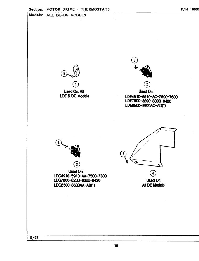 Diagram for LDG7500AAM