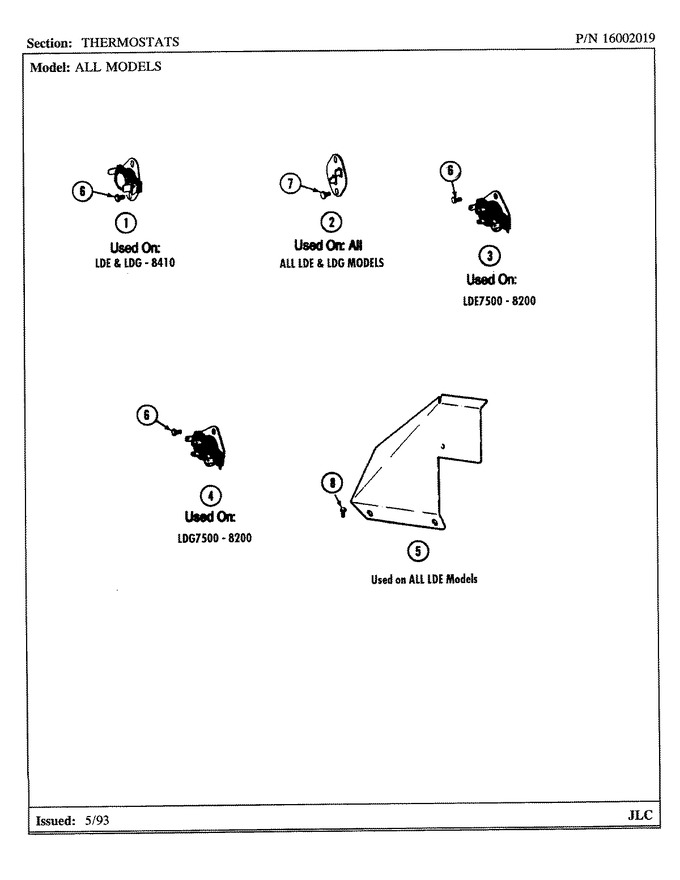 Diagram for LDE7500ADE