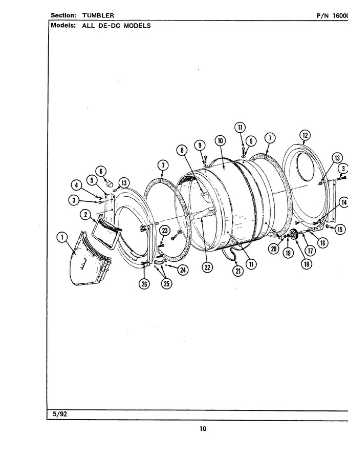 Diagram for LDG7500AAE