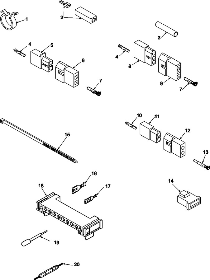 Diagram for LES10AW (BOM: PLES10AW)