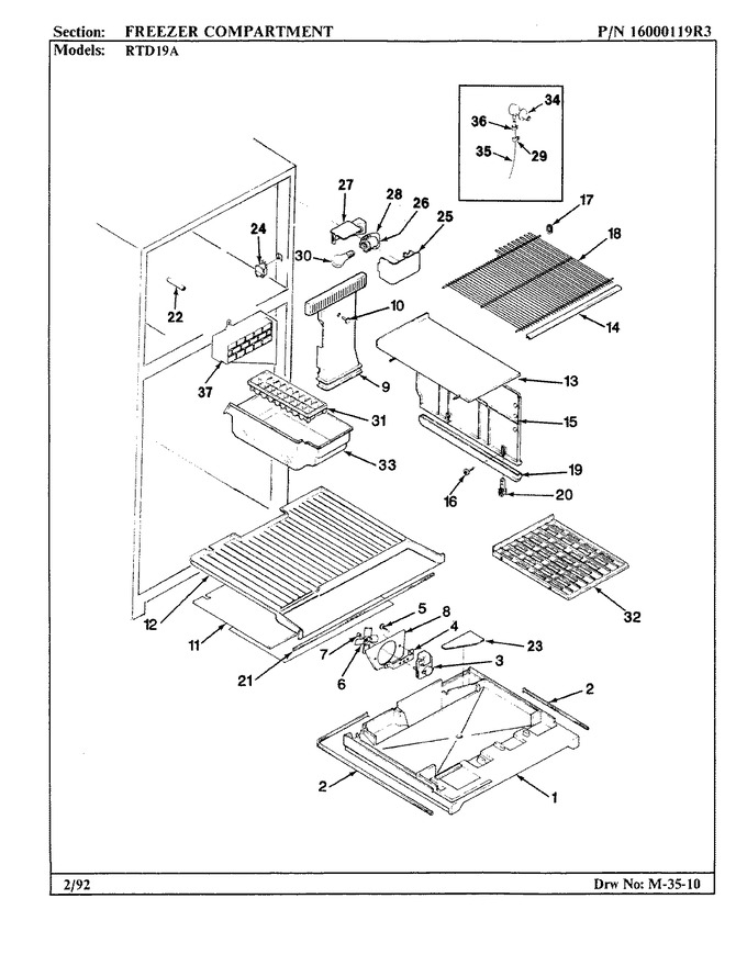 Diagram for RTD19A (BOM: BH59D)