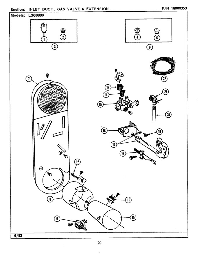 Diagram for LSG9900ABW
