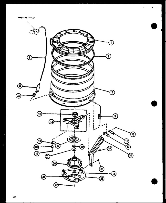 Diagram for LW3603W (BOM: P1122405W W)