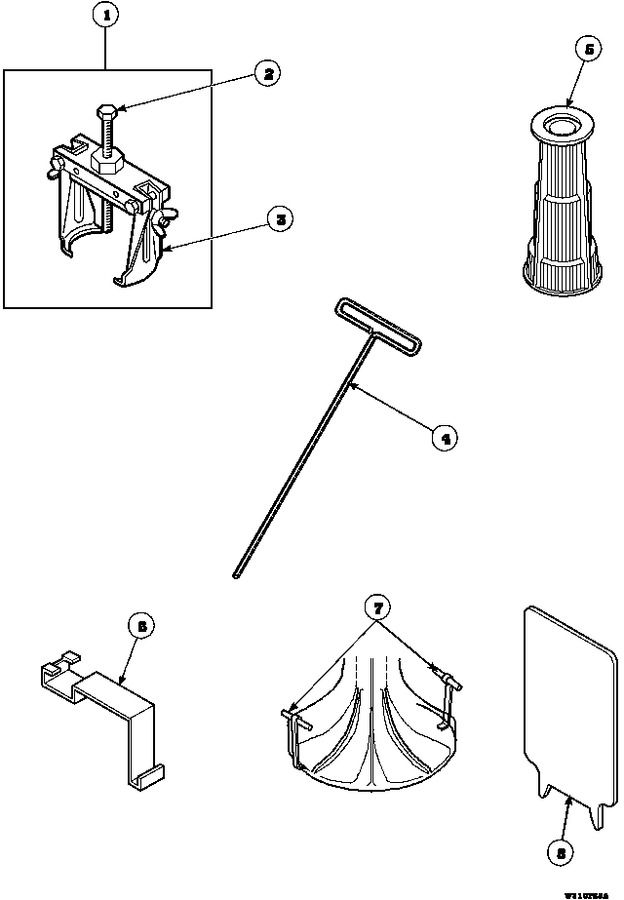 Diagram for LW8413W2B (BOM: PLW8413W2 B)