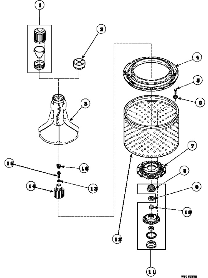 Diagram for LW8413W2B (BOM: PLW8413W2 B)