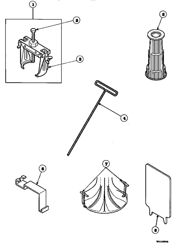Diagram for LW8463W2 (BOM: PLW8463W2 B)