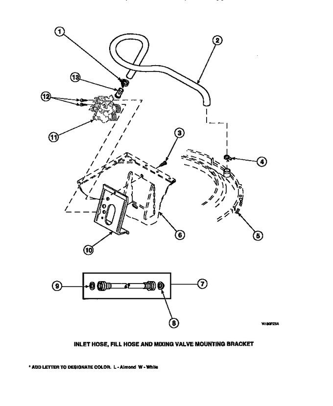 Diagram for LW8252W2 (BOM: PLW8252W2 A)