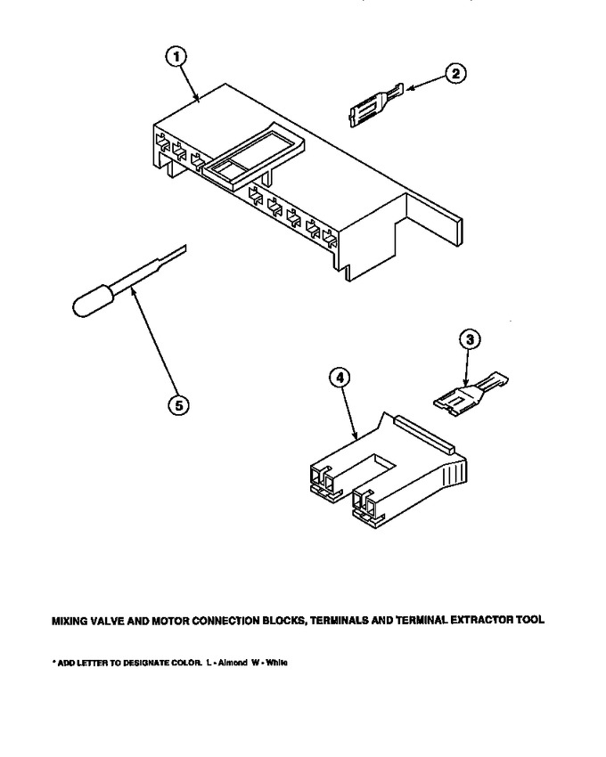 Diagram for LW8413W2B (BOM: PLW8413W2 A)