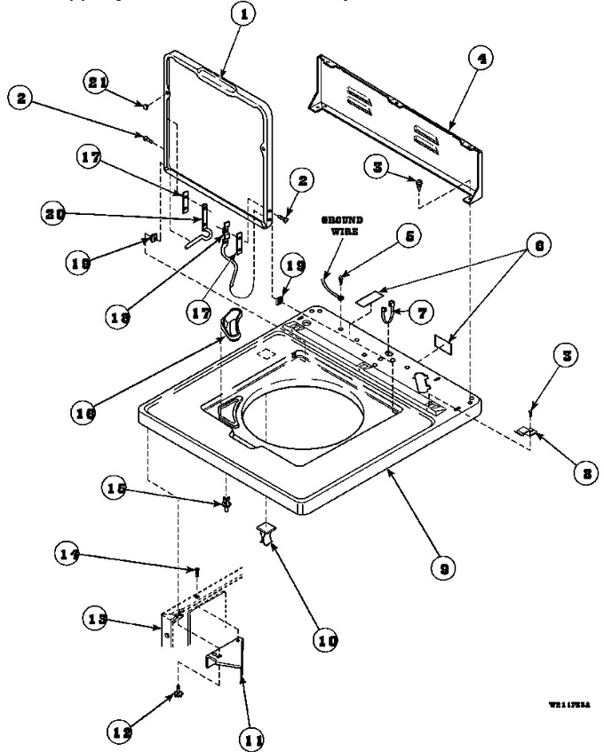 Diagram for LW8463W2 (BOM: PLW8463W2)