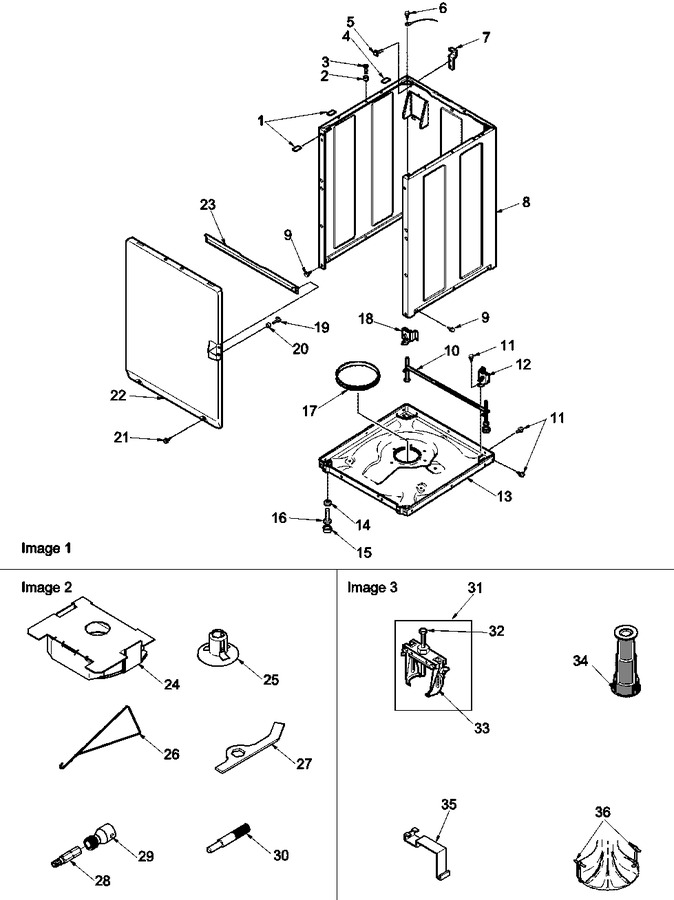 Diagram for LWD27BW (BOM: PLWD27BW)