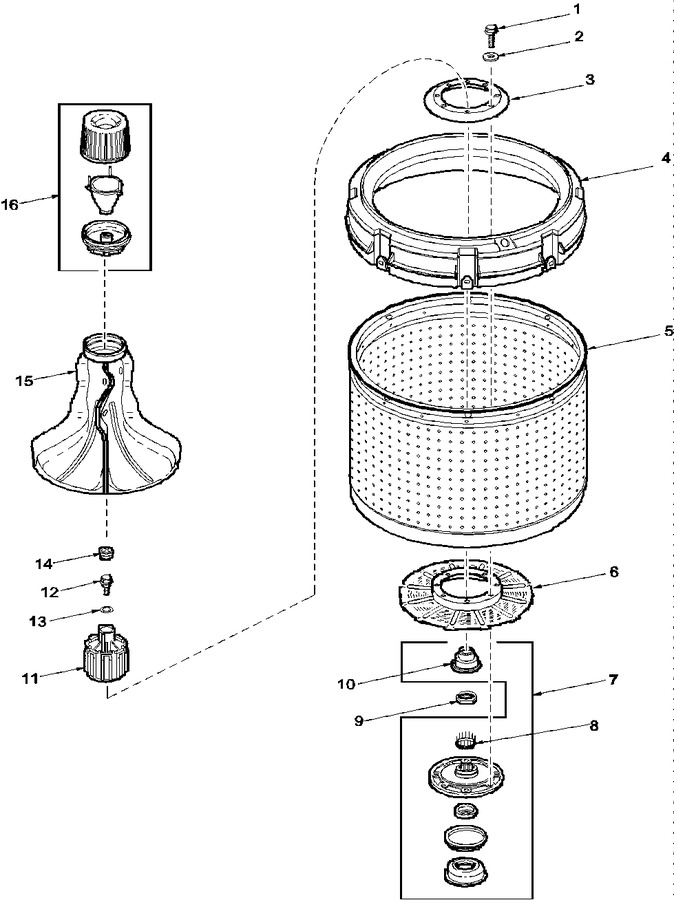 Diagram for LWA65AW (BOM: PLWA65AW)