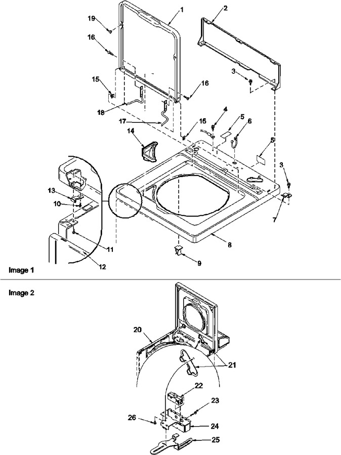 Diagram for LWA60AW (BOM: PLWA60AW)