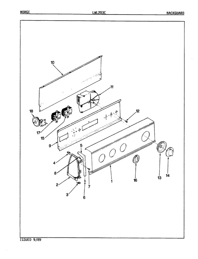 Diagram for LWL203AC
