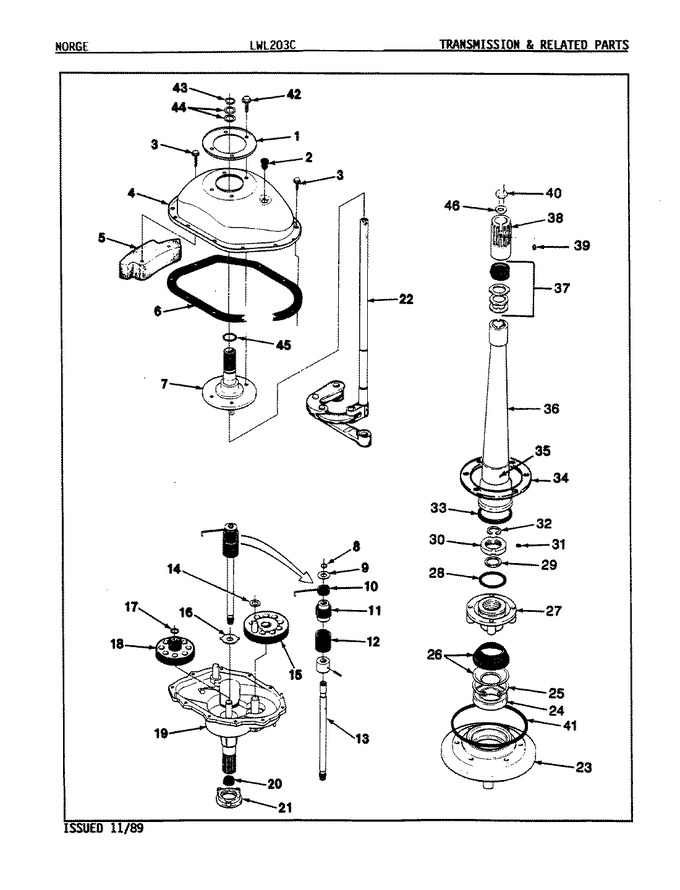 Diagram for LWL203WC