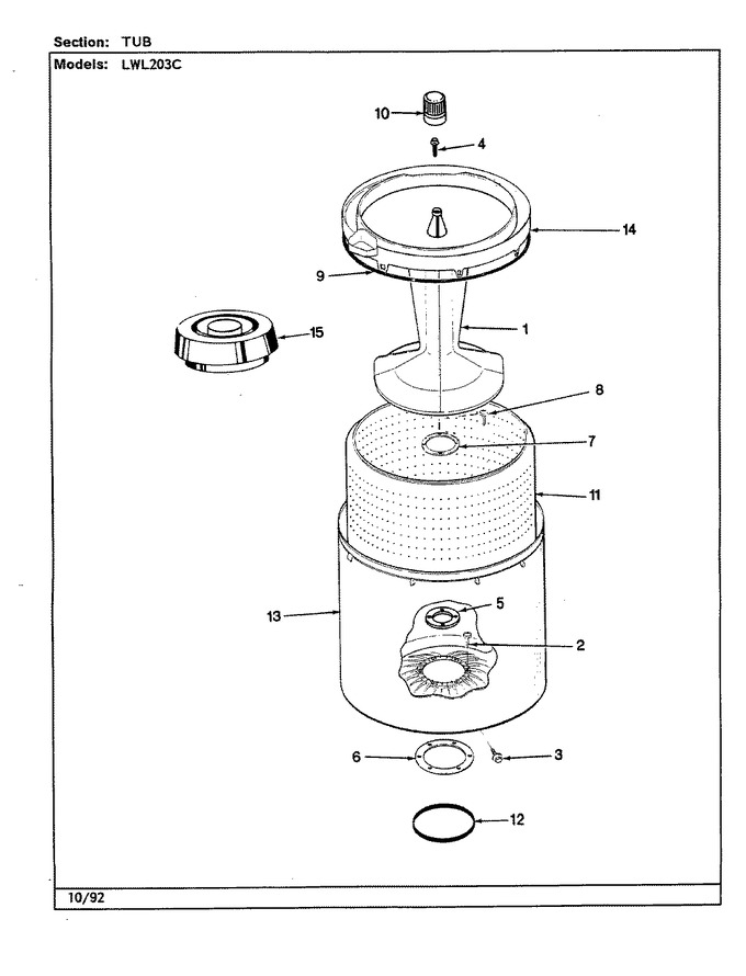 Diagram for LWL203HC