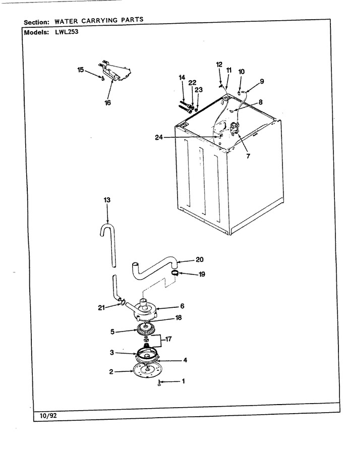 Diagram for LWL253H