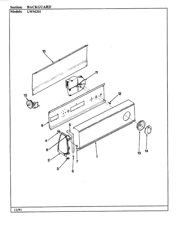 Diagram for LWM201W