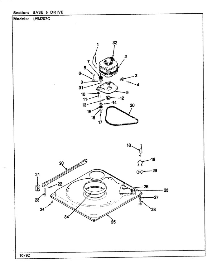 Diagram for LWM202WC