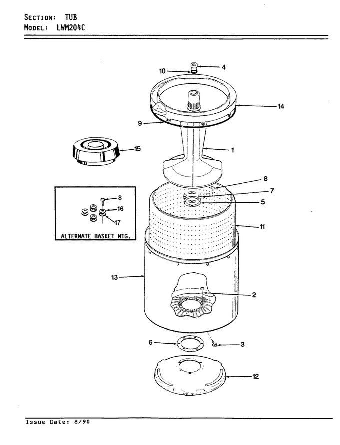 Diagram for LWM204W
