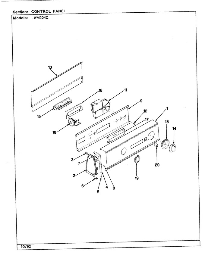 Diagram for LWM204AC