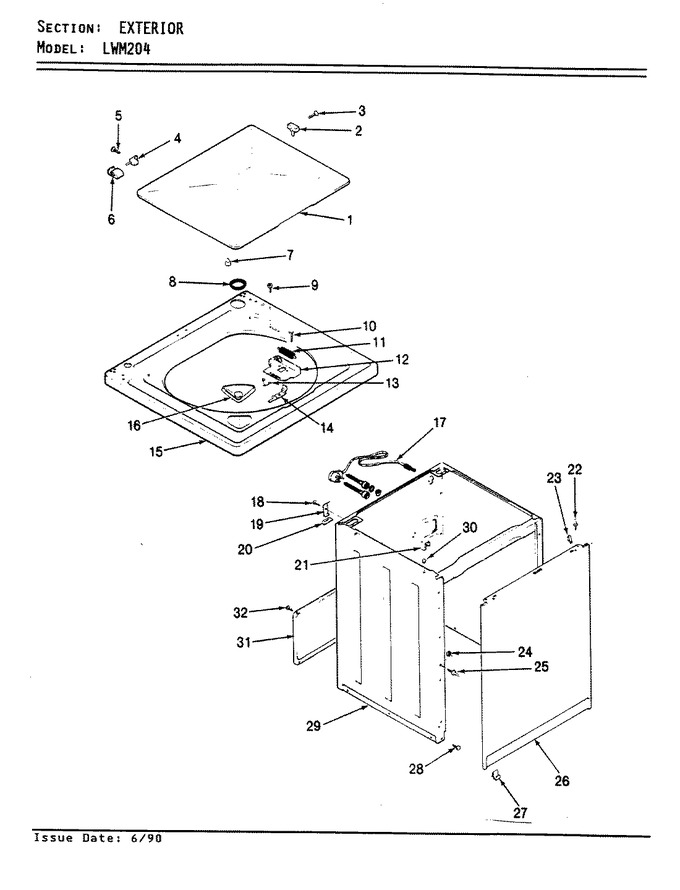 Diagram for LWM204W