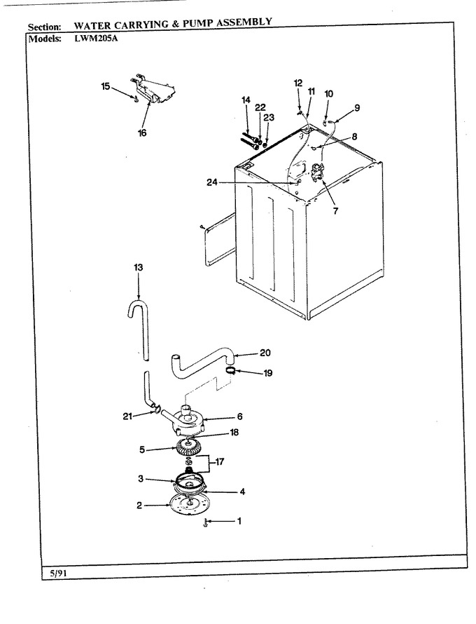 Diagram for LWM205A