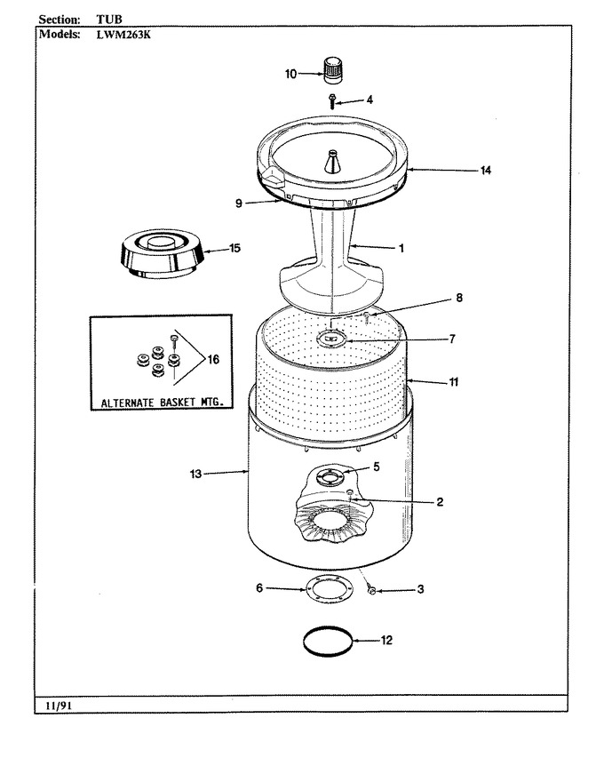 Diagram for LWM263KA