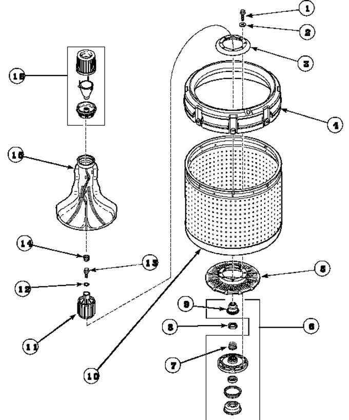 Diagram for LWS17AW (BOM: PLWS17AW)