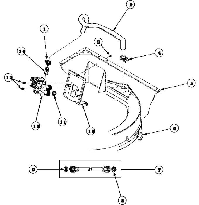 Diagram for LWS16AW (BOM: PLWS16AW)