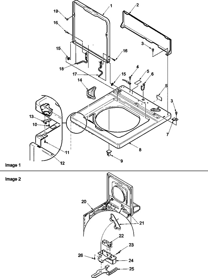 Diagram for LWS34AW (BOM: PLWS34AW)