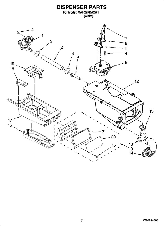 Diagram for MAH22PDAXW1