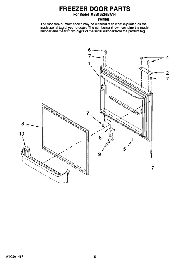 Diagram for MBB1952HEW14